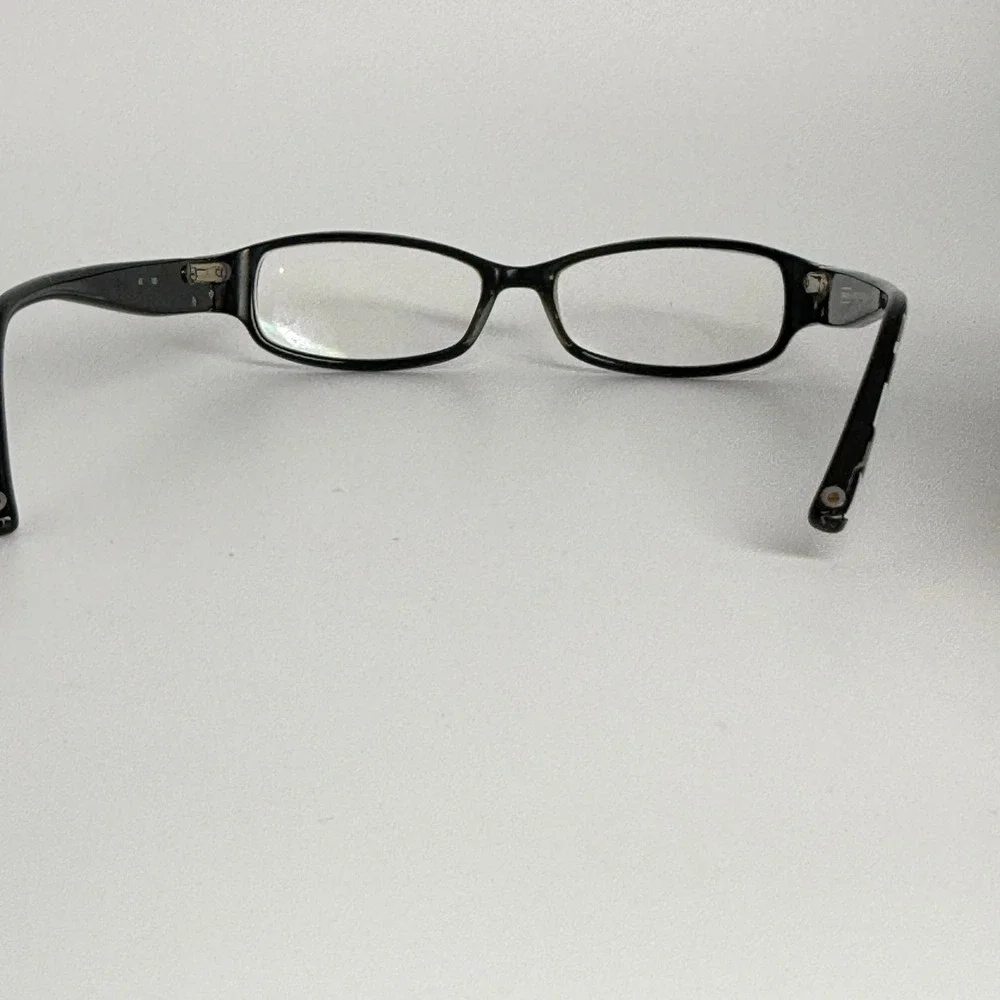 Coach Bernice 844 Black Eyeglasses Frames Signature C‎ Pattern Arms 135mm 22132